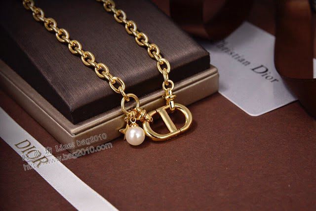 Dior飾品 2020新款DIOR迪奧字CD項鏈  zgd1186